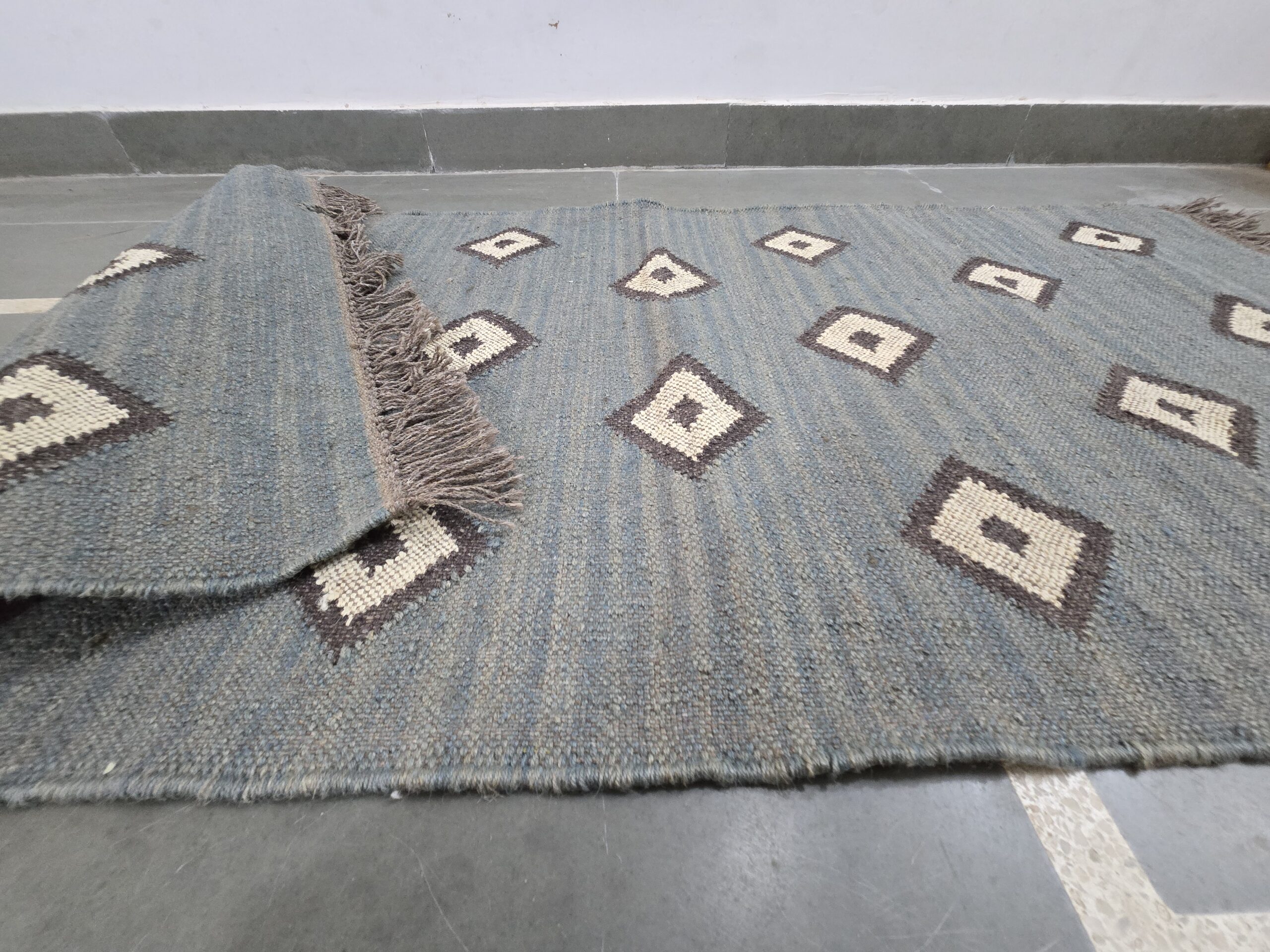 Indian Handwoven Kilim Rug