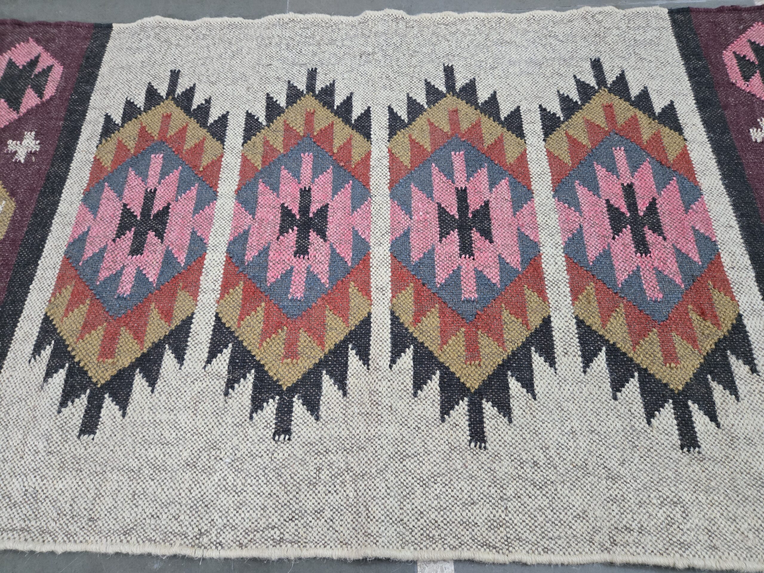 Indian Handwoven Tribal Rug