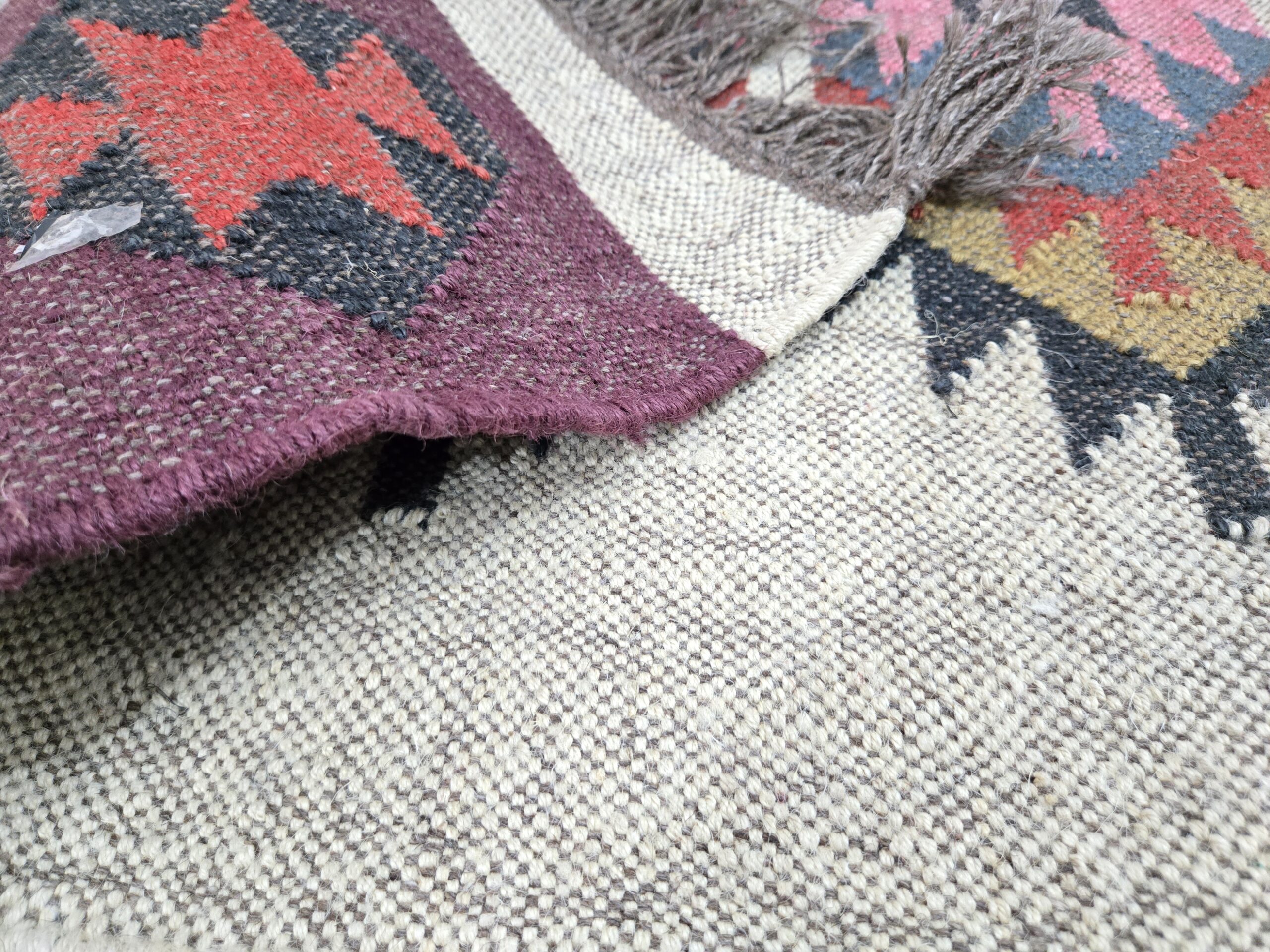 Bohemian Geometric Diamond Rug
