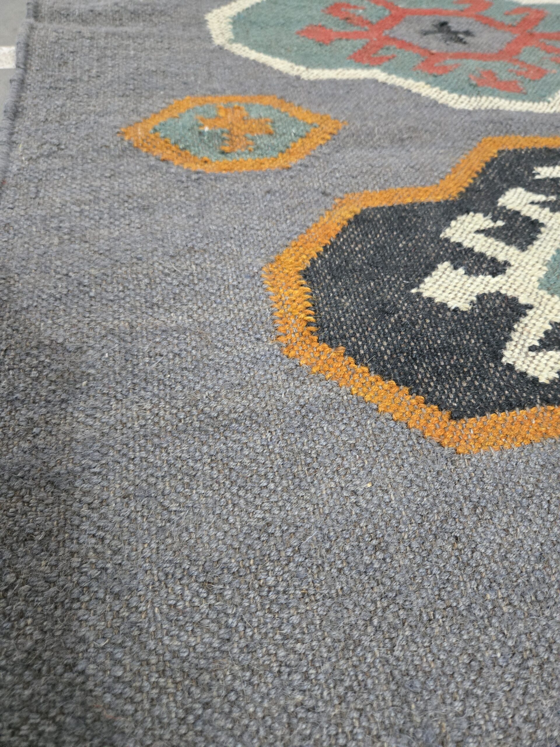 Indian Dhurrie Kilim Rug