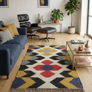 Handmade Kilim Rug | Authentic Wool Kilim Rug Design