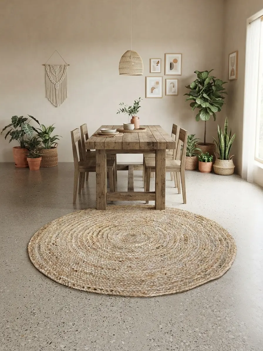 Jute Braided Hall Rug