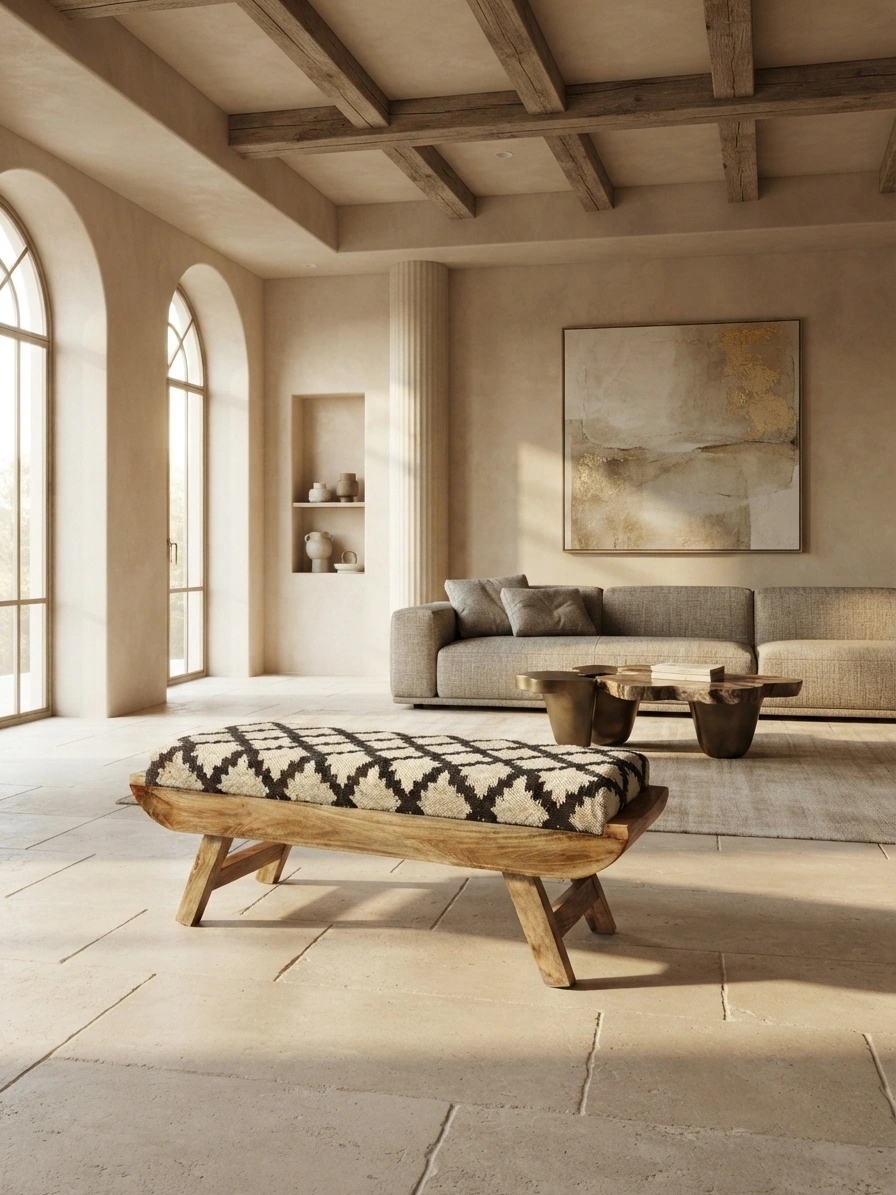 Kilim Bench in Big Hall