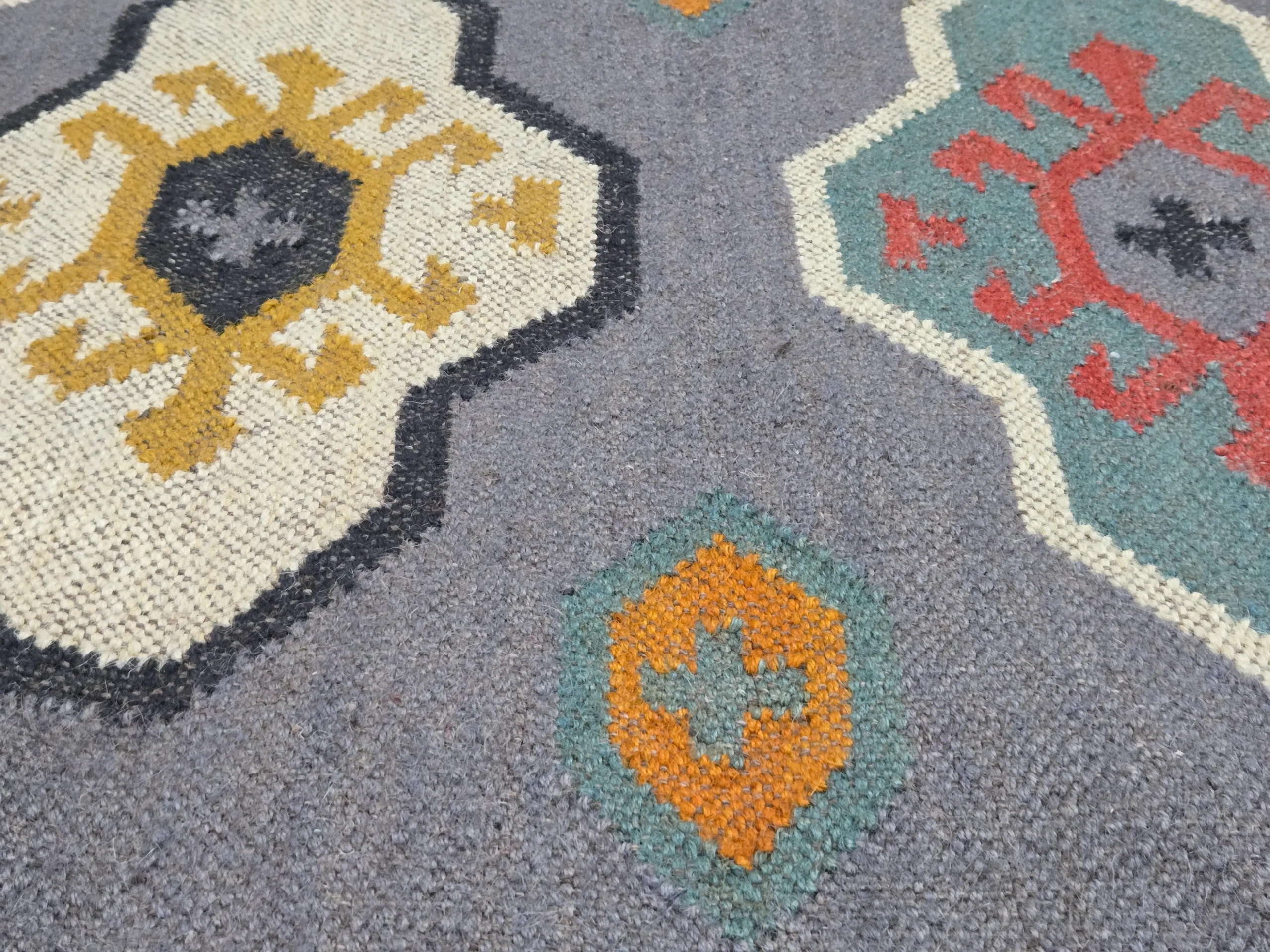 Rustic southwestern medallion area rug