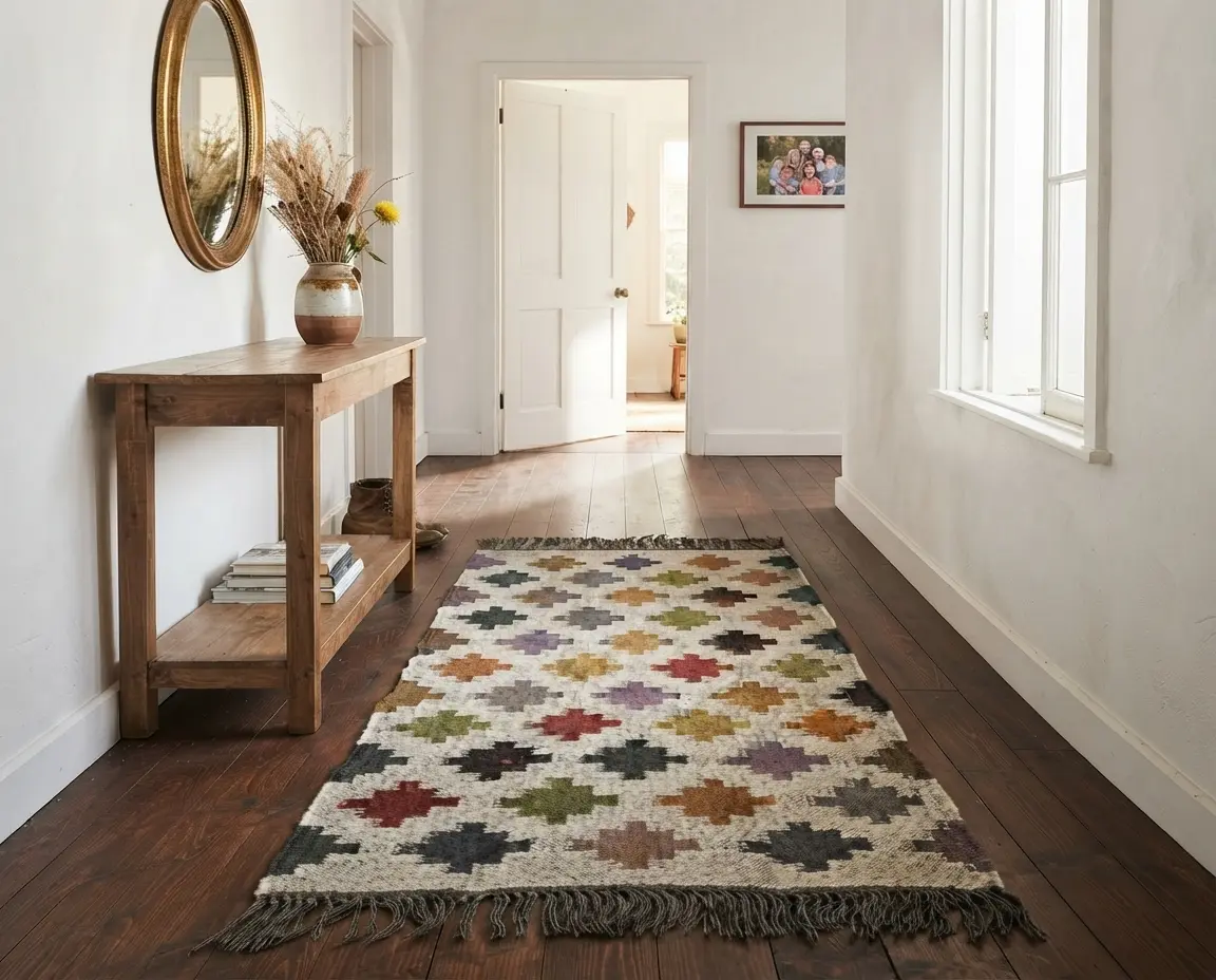 boho living room rug