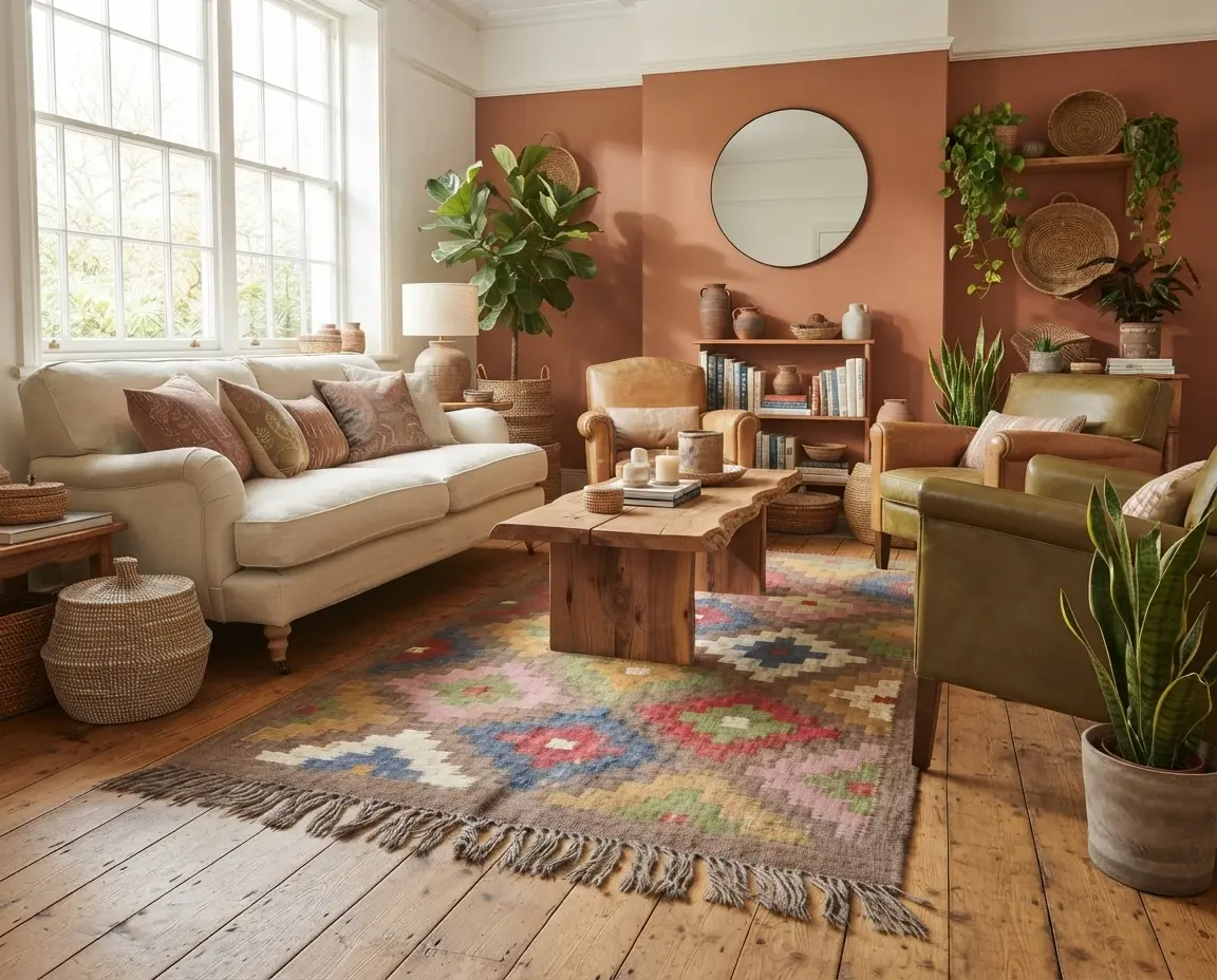 geometric rug