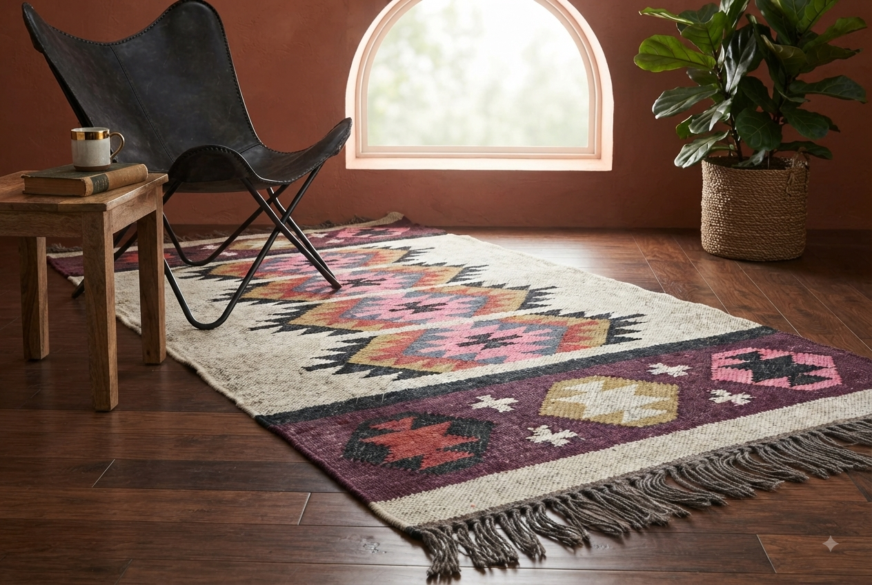 boho kilim area rug